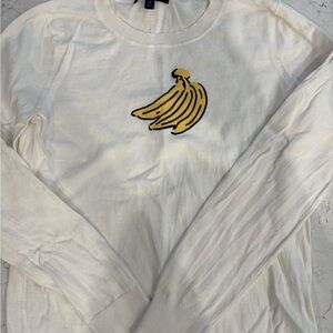 Banana Republic Classic White Knit Top